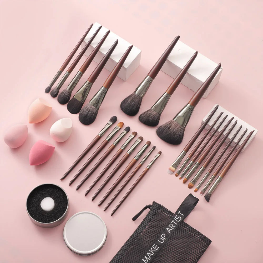 Boujee Natural Makeup Brushes Set