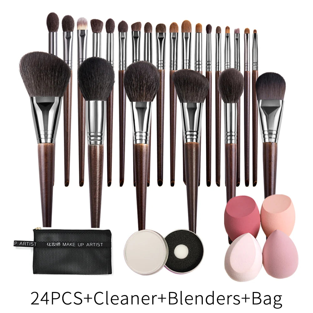 Boujee Natural Makeup Brushes Set