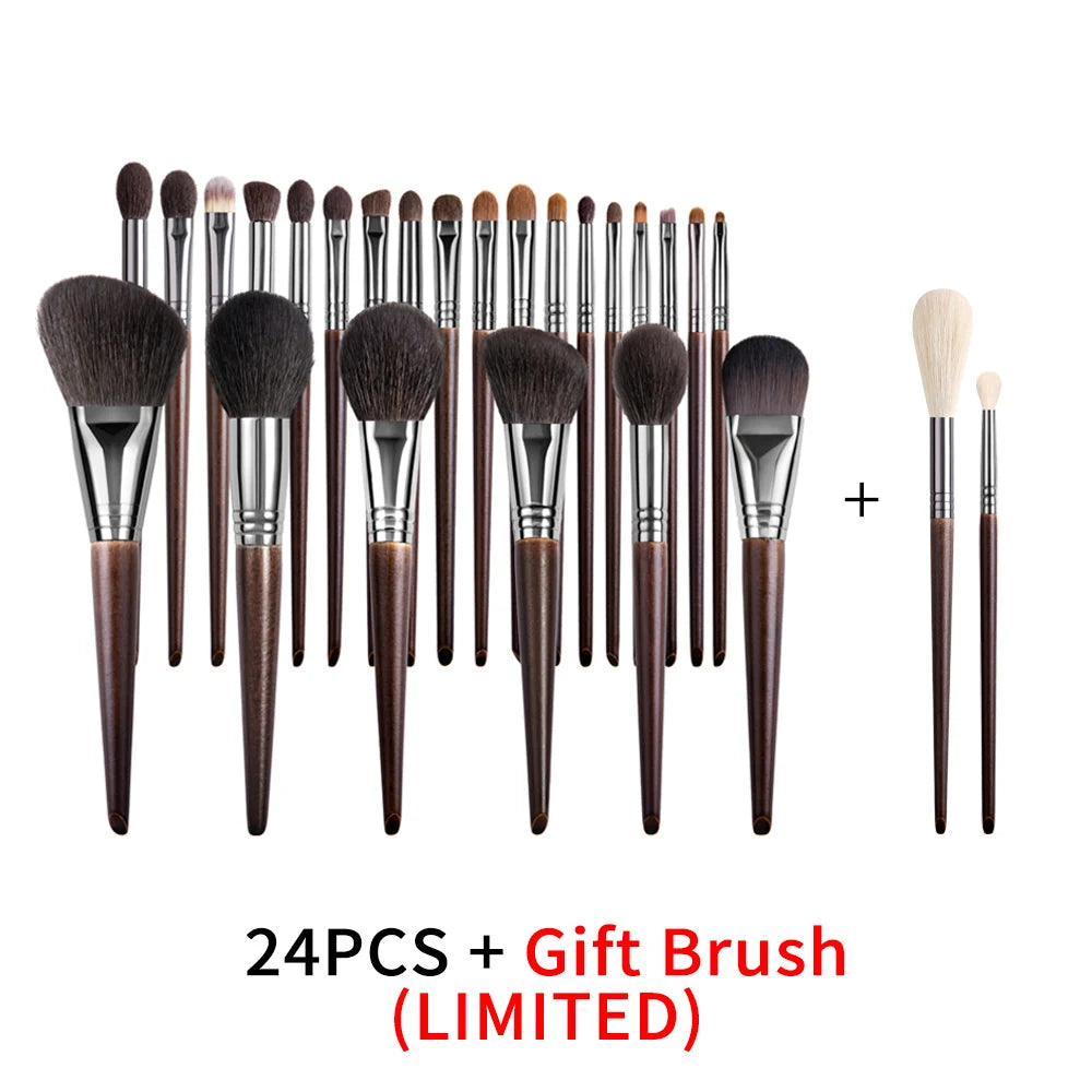 Boujee Natural Makeup Brushes Set