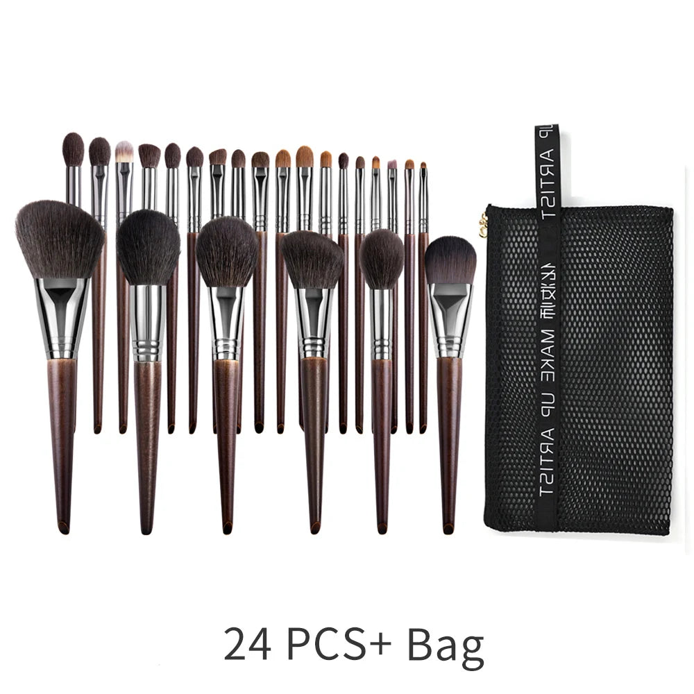 Boujee Natural Makeup Brushes Set