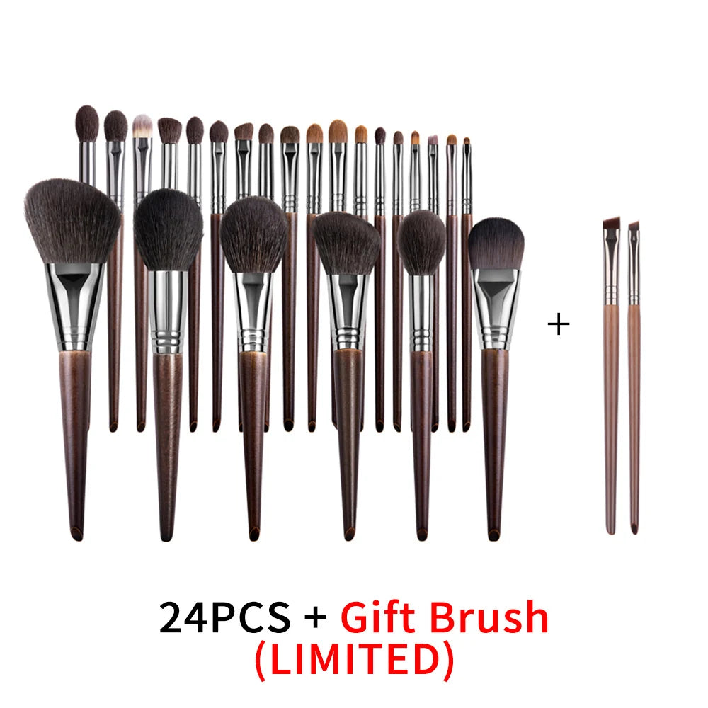 Boujee Natural Makeup Brushes Set