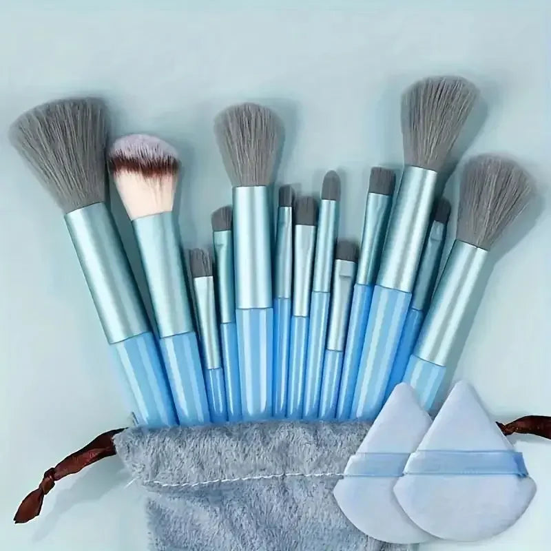 13pcs Premium Synthetic Nylon Bristle Brush Set