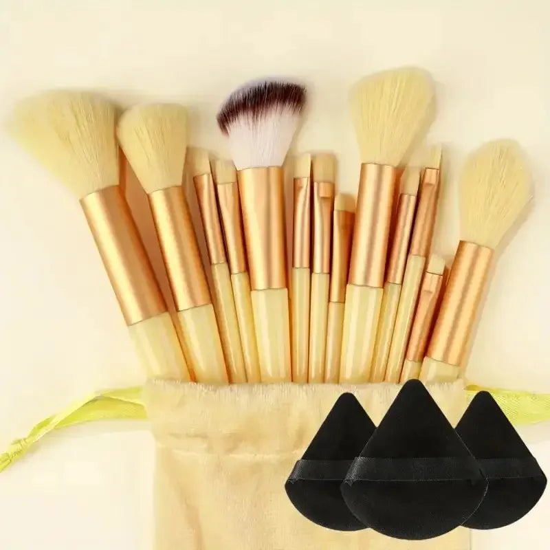 13pcs Premium Synthetic Nylon Bristle Brush Set