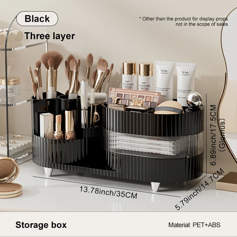 Boujee 360° Desktop Makeup Organizer