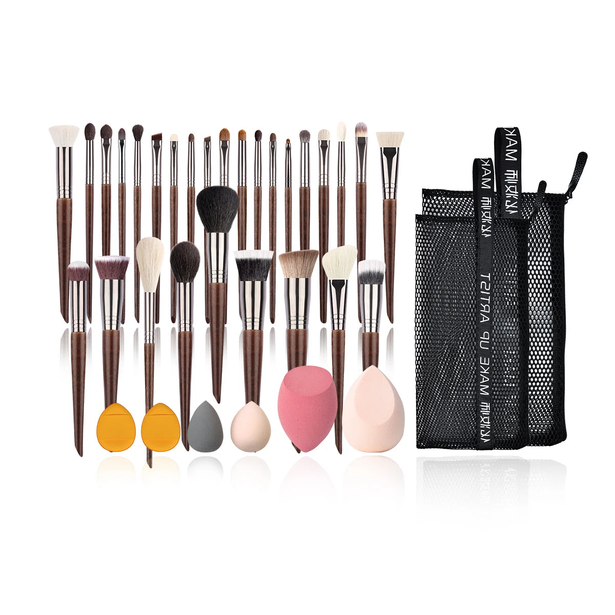 Boujee Natural Makeup Brushes Set