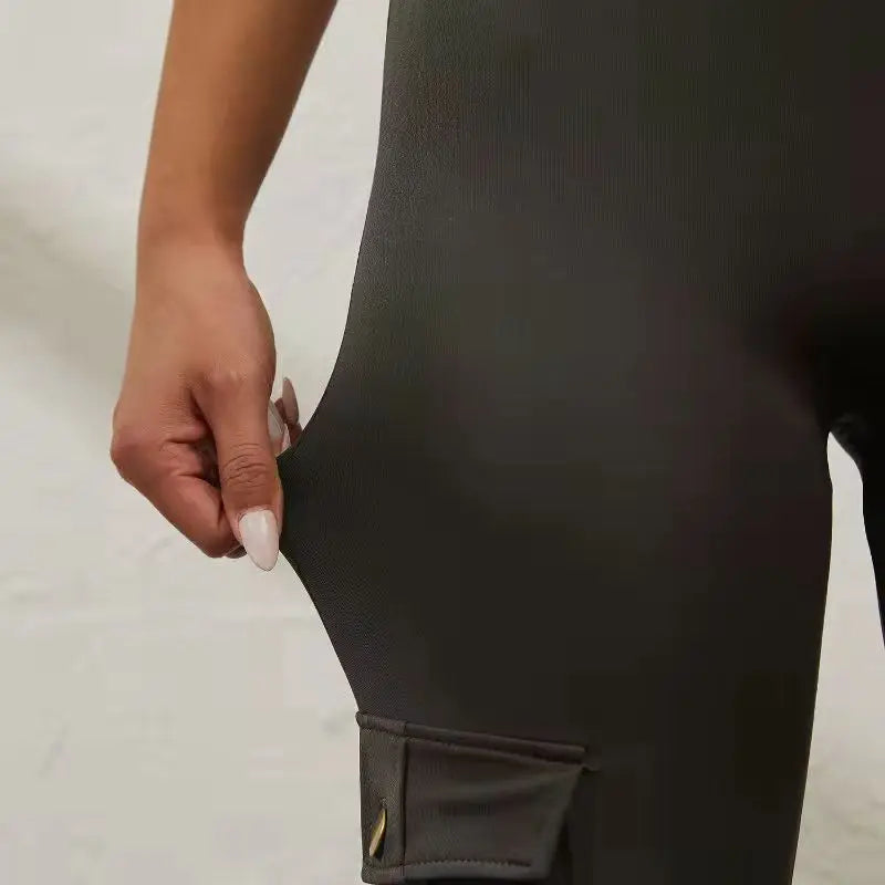 High-Waisted Gym Leggings with Pockets