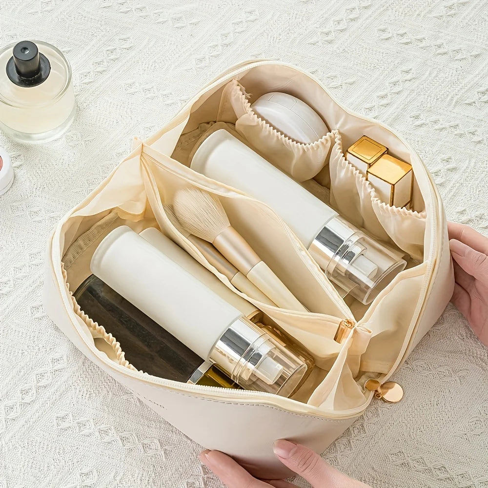 Luxury Makeup Organizer: Your Ultimate Travel Companion for Effortless Beauty and Style!