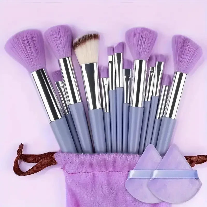 13pcs Premium Synthetic Nylon Bristle Brush Set