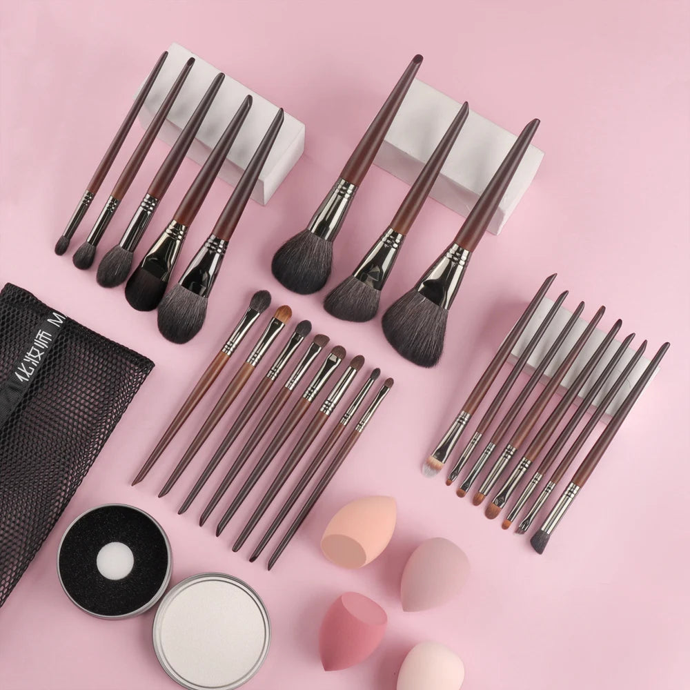 Boujee Natural Makeup Brushes Set