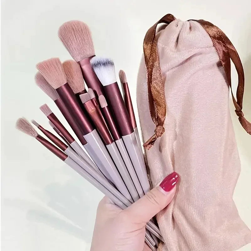 13pcs Premium Synthetic Nylon Bristle Brush Set