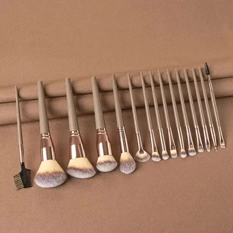 13pcs Premium Synthetic Nylon Bristle Brush Set