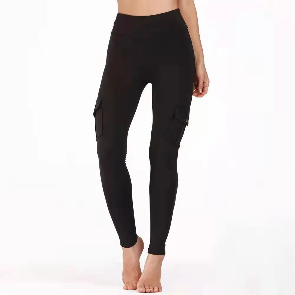 High-Waisted Gym Leggings with Pockets