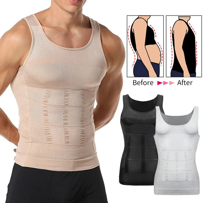 Men's Slimming Compression Tank Top – Redefine Your Shape!