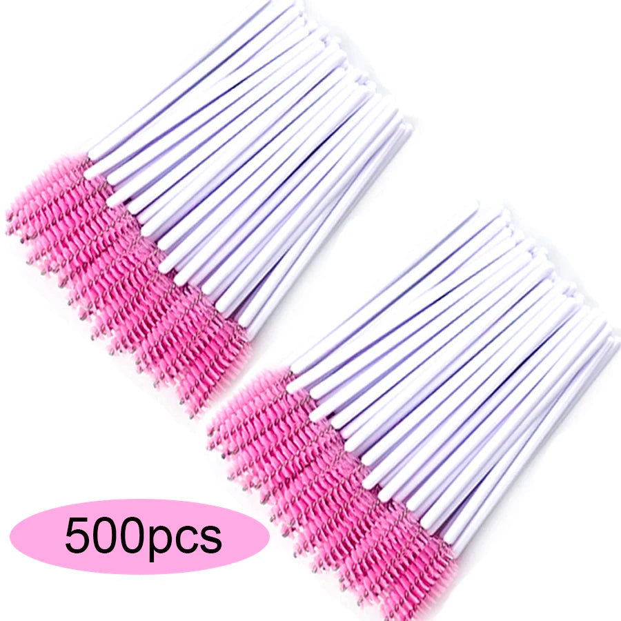 50/100/300/500pcs Boujee Eyebrow Eyelash Brushes