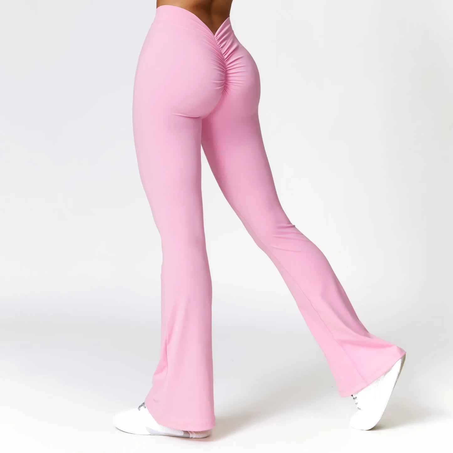 V-Shaped Hip Yoga Pants – Flare Leggings for Women | High Waist, Wide Leg, Perfect for Gym, Dance & Everyday Wear + FREE Shipping!