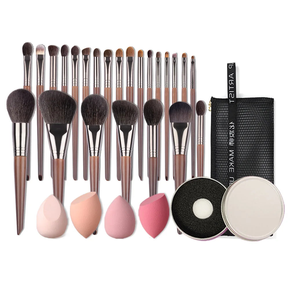 Boujee Natural Makeup Brushes Set