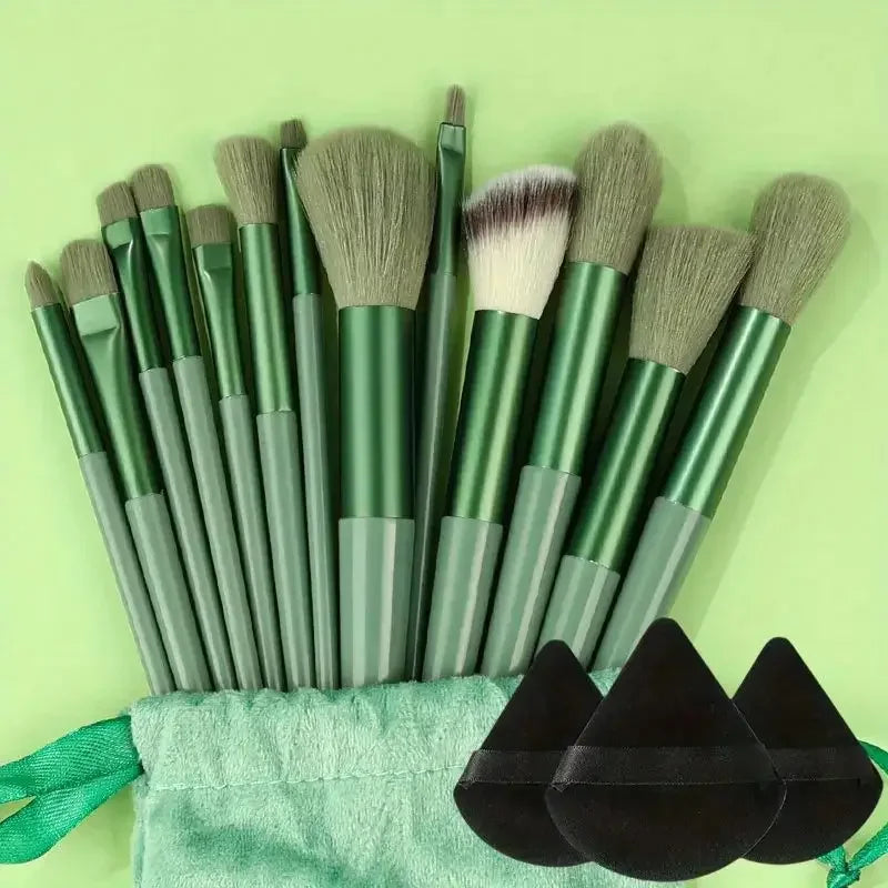 13pcs Premium Synthetic Nylon Bristle Brush Set