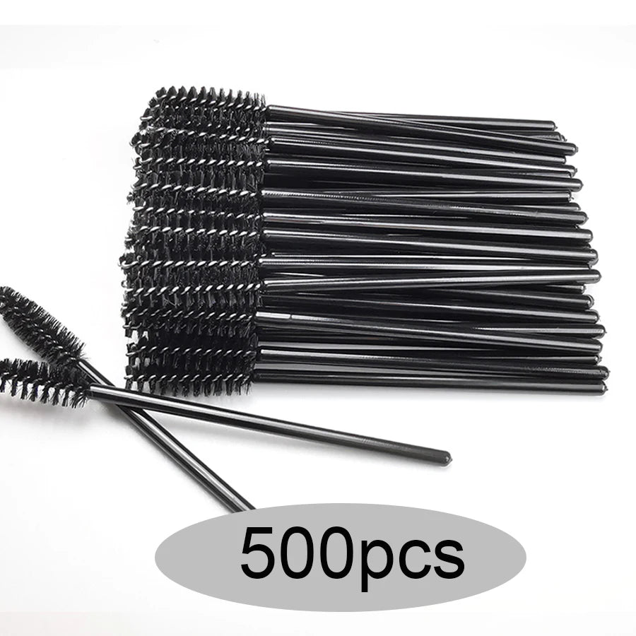 50/100/300/500pcs Boujee Eyebrow Eyelash Brushes