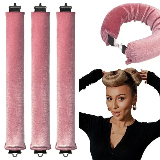 A Heatless Hair Curlers Curling Rod Headband