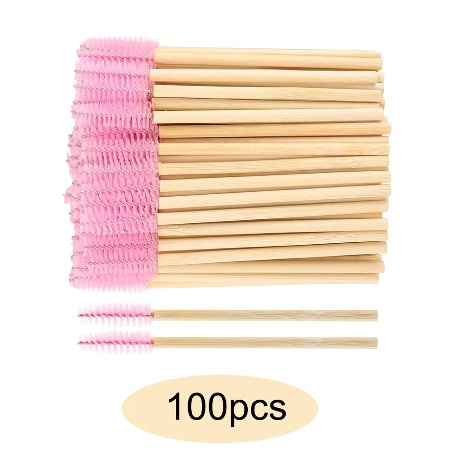 50/100/300/500pcs Boujee Eyebrow Eyelash Brushes