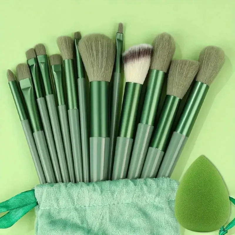 13pcs Premium Synthetic Nylon Bristle Brush Set