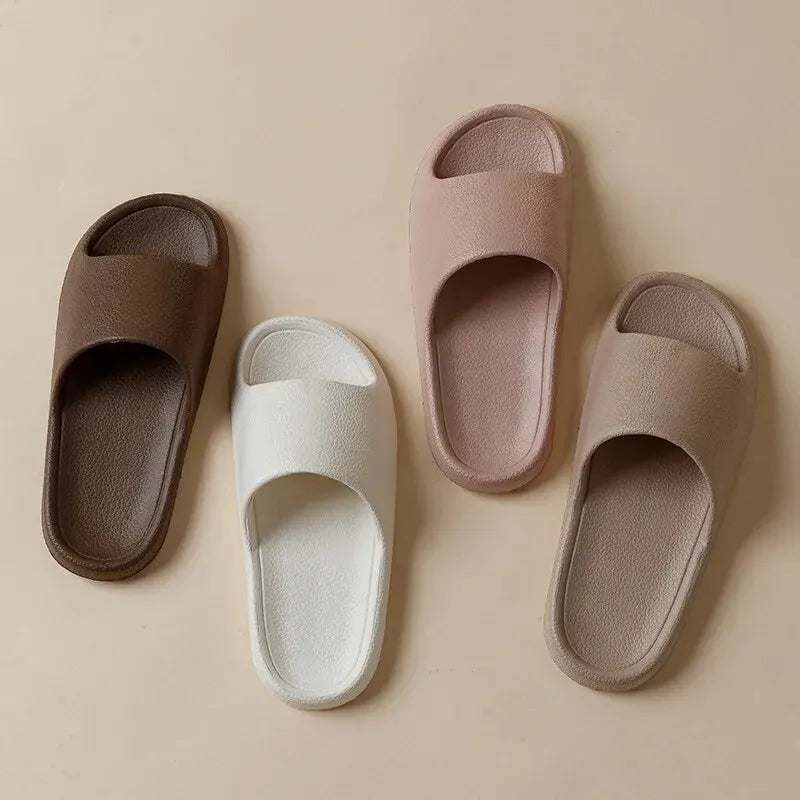 Fashion Women’s Summer Slippers – Lightweight EVA Flat Slides | Comfort Massage Bathroom & Indoor Shower Shoes