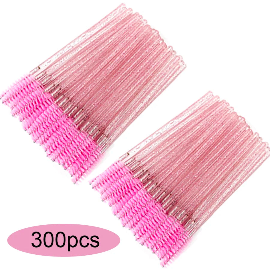 50/100/300/500pcs Boujee Eyebrow Eyelash Brushes