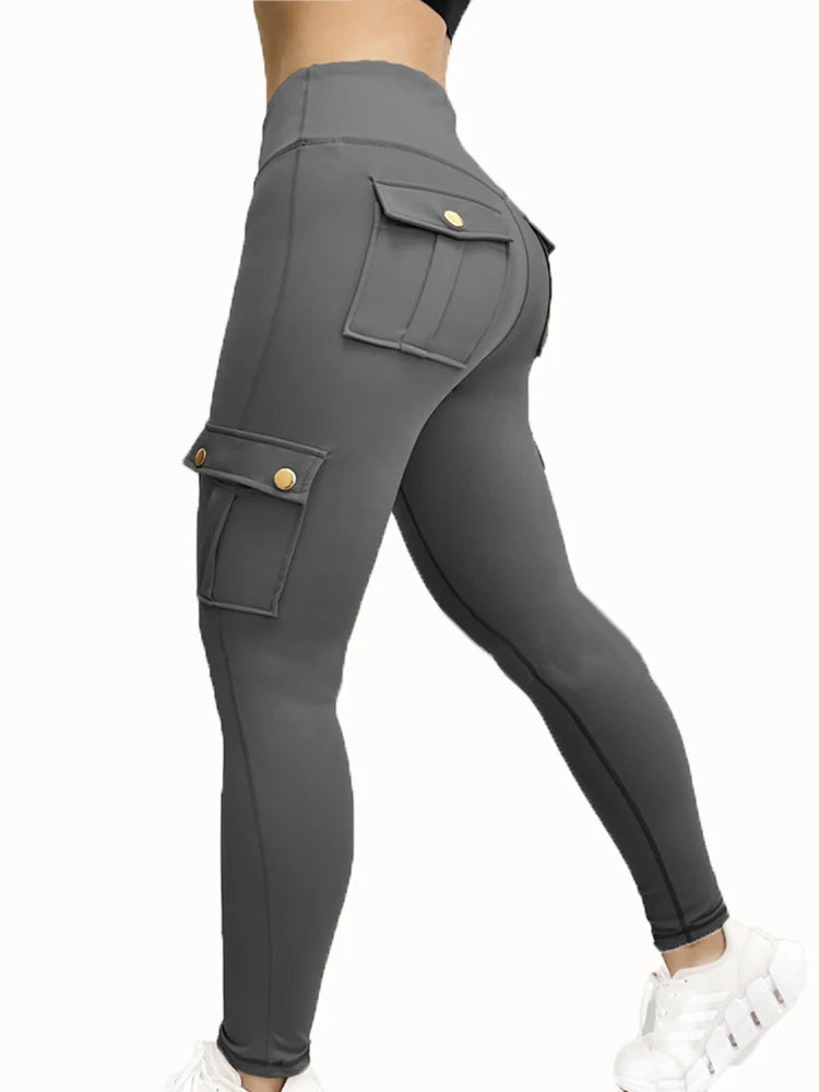 High-Waisted Gym Leggings with Pockets