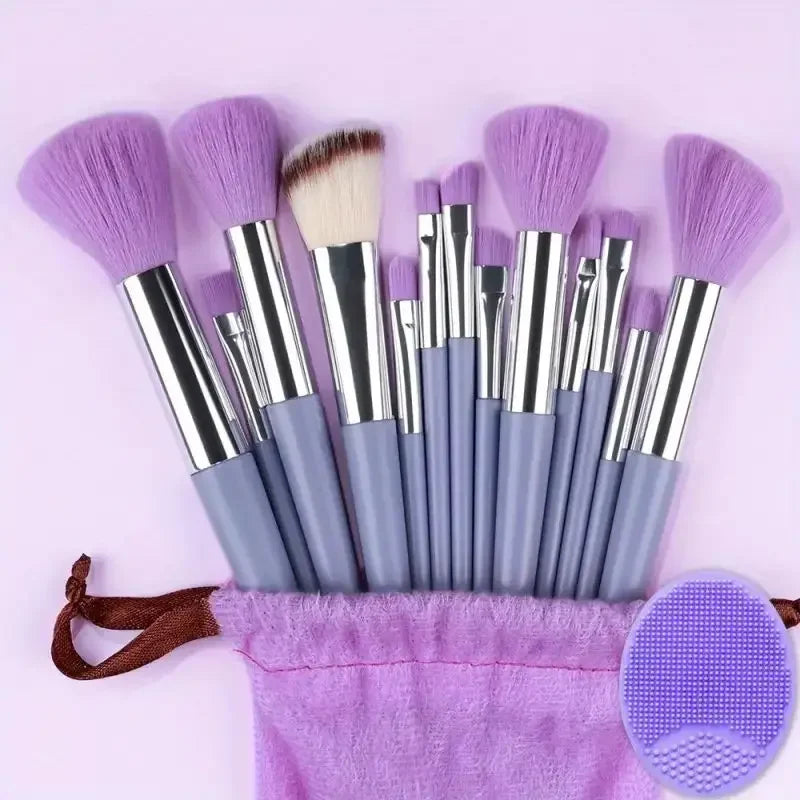 13pcs Premium Synthetic Nylon Bristle Brush Set