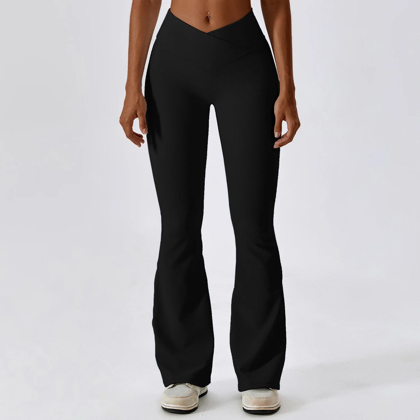 Flare Leggings Yoga Pants for Women – High Waist, Wide Leg, Perfect for Gym, Dance, and Everyday Comfort + FREE Shipping!