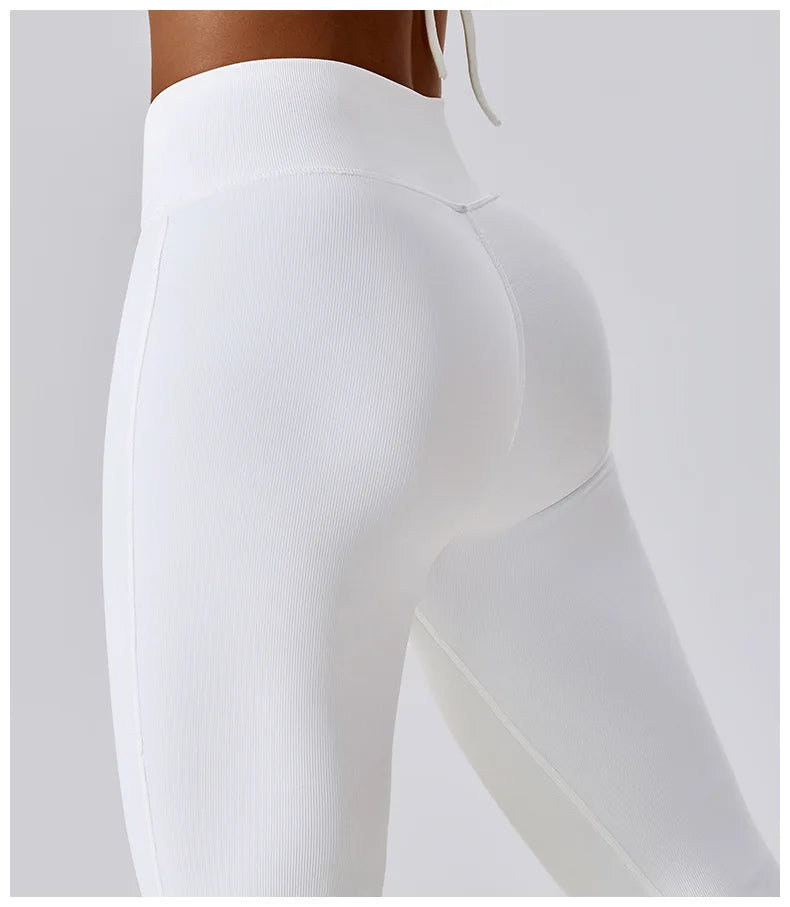 Flare Leggings Yoga Pants for Women – High Waist, Wide Leg, Perfect for Gym, Dance, and Everyday Comfort + FREE Shipping!