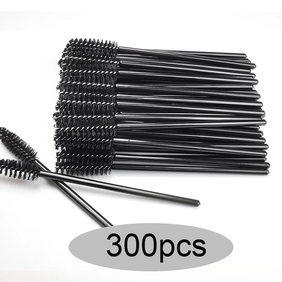 50/100/300/500pcs Boujee Eyebrow Eyelash Brushes