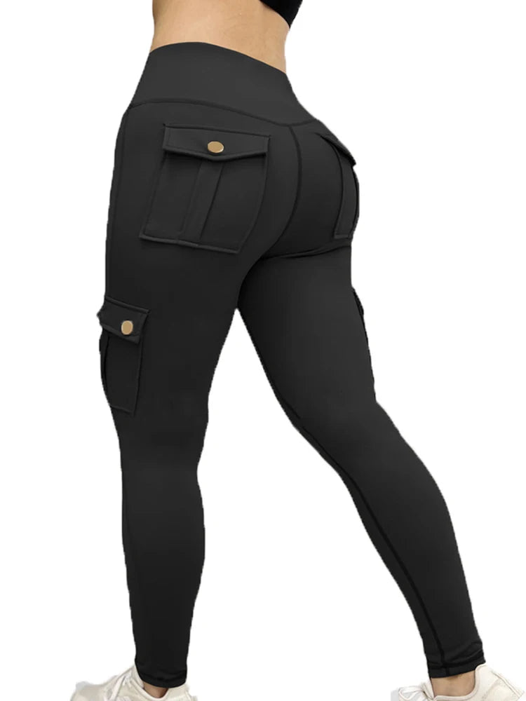 High-Waisted Gym Leggings with Pockets