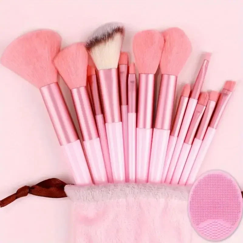 13pcs Premium Synthetic Nylon Bristle Brush Set