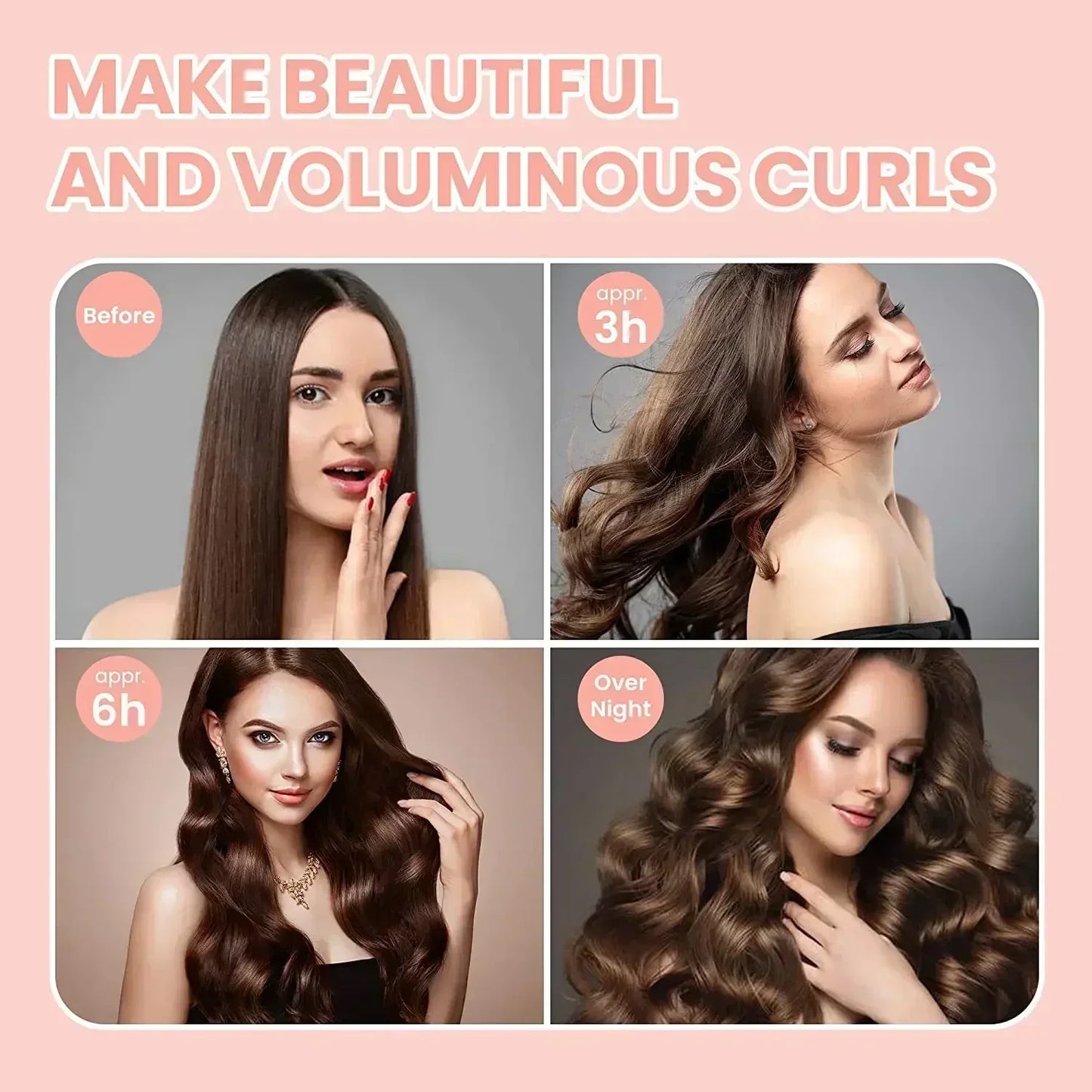 A Heatless Hair Curlers Curling Rod Headband