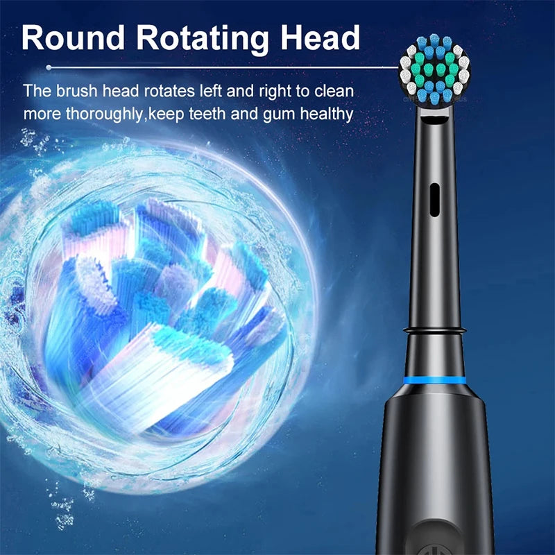 The Ultimate Electric Toothbrush With 8 Soft Brush Heads