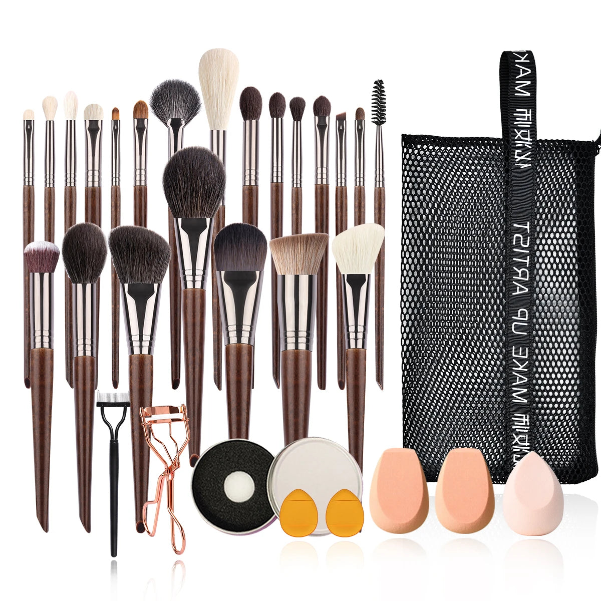 Boujee Natural Makeup Brushes Set